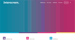 Desktop Screenshot of interscreen.nl