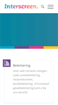 Mobile Screenshot of interscreen.nl